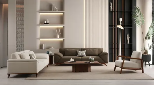 Product img 2, Alfa Ahşap Ayaklı Koltuk Takımı